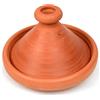 Generisch Tajine marocchino da cucina originale dal Marocco, per 1 persona, Ø 20 cm fatto a mano in Marocco, realizzato a mano in Marrakeh privo di sostanze inquinanti non smaltato Tagine Tajin Tajine naturale