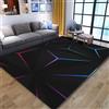 PEIHUODAN 3D Visual Cool Linea Luce A Nido D'ape Stile Tappeti Di Gioco - Camera Da Letto Adatta E-Sports Gaming Room Tappeti, Zerbino Essenziale Per La Stanza Dei Adolescenti Rug (Colore 4,120x160cm)