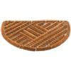 matches21 HOME & HOBBY Matches21 Zerbino Kokos in cocco con rete metallica naturale, semicircolare, per esterni, 1 pezzo - 40 x 60 x 3 cm