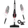 Duronic VC8 BK Scopa Elettrica 800W - Aspirapolvere e aspirabriciole senza sacco con filtro HEPA - Accessori inclusi - Ideale per ufficio e casa