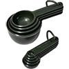 KitchenAid Set di misurini e cucchiai in plastica, set di 9, /4, 1/2, 1/3 e 1 tazza, e 1 cucchiaio, 1/2 cucchiaino, 1 cucchiaino, 1/2 cucchiaino e 1/4 cucchiaino, sempreverde