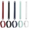 QUARKZMAN 10 Pezzi Bracciali In Pelle Liscia Bracciali A Pressione In Pelle Regolabili Fascie Polso Vuote Fai Da Te Bracciali Singolo Pressione Per Uomo Donna (Colori Misti, 23x2cm)