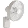 CasaFan Airos Eco Design Wall - Ventilatore da parete con telecomando, colore: Bianco