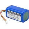 LYTSSAQQO Batteria Agli Ioni Di Litio 18650 Da 14,4 V/14,8 V, 3,9 Ah, Compatibile Con LIECTROUX, C30B XR500 E30, Compatibile Con PROSCENIC, 800T, 830P, 820P, 820T, 820S, Robot Aspirapolvere.(2600mAh)