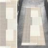 Ymural Tappeto passatoia moderno antiscivolo a righe 60 x 220 cm beige cucina lavabile antiscivolo lungo corridoio tappeto per corridoio camera da letto