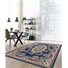 Pierre Tappeti Parure (3 pezzi) di Tappeti arredo salotto disegno orientale persiano classico ROYAL SHIRAZ 2063 AZZURRO tris scendiletto