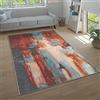 Paco Home Tappeto Salotto Moderno Soggiorno Pelo Corto Moderno Motivo Astratto Vintage, Dimensione:160x220 cm, Colore:Multicolore 4