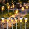 Aigostar- Luci Solari da Esterno Fiamma 12 Pezzi, Illuminazione Realistica a Fiaccole Acceso,IP44 Impermeabile Torce Solare,Lampade Solari da Giardino per Decorazione, Prato, Cortile,Sentiero