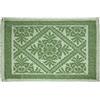 Markotex Tappeto Sardo Stuoia Passatoia tappeto bagno 100% Cotone Made In Italy prodotto in sardegna (Verde, 3pz)