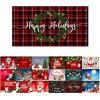 Linmssd Zerbino natalizio resistente, collezione cucina, lavabile, per Natale, per le vacanze, 80 x 150 cm