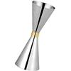Easnea Doppio Jigger Misura Liquore Vino, In Acciaio Inox Cocktail Jiggers, Strumenti Di Misurazione Del Vino, Casa - 60 90ml Argento, 118mm