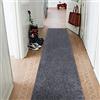 rugsx Passatoia SANTA FE per cucina, corridoio, soggiorno, robusto, moderno, grigio 60x330 cm