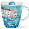 Dunoon Nevis - Tazza in porcellana fine, 0,48 l, motivo: riva al mare