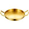 MBBITL Padella per paella, in acciaio inox, color oro, 28 cm | MBBITL Cucina Cucina Serveware Ristorante