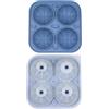 MiOYOOW Stampo per Cubetti di Ghiaccio in Silicone, Stampi per Ghiaccio a Forma di Pallone da Calcio/Basket/Rugb, Vassoio per Cubetti di Ghiaccio per Bevande Whisky Vino Caffè e Succo di Frutta