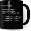 Pagma Druck Informatiker, tazza da caffè con codice e programmatore, idea regalo, divertente, per ufficio, geek, umorismo, computer, nerd, tè, sviluppatore, posto di lavoro, con frase divertente (nero)