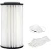 AERTECNICA Cartuccia filtro PRECISION CM983 per aspirapolvere centralizzato Tubò modelli TD34, TD34 PRO, TX3A, TX4A, TP3A, TP3, TP4A, TP4, TC3, TC4, filtro lavabile originale Aertecnica