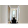 rugsx Passatoia BCF MORAD Grek - Motivo greco in nero - Tappetino per ingresso, cucina e corridoio - Runner 90x650 cm
