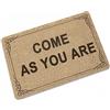 Plancholo Come Come You Are - Zerbino per interni ed esterni, per ingresso, ingresso e ingresso, tappeti, 40 x 60 cm, colore: marrone