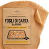 Baker's Signature Fogli di Carta Forno Pretagliati 120 Pz, 20x30 cm, Rivestiti in Silicone