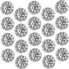 Cabilock Piatto per Escargot Francese in Alluminio Resistente Alte Temperature, 20 Pezzi, Superficie Liscia per Cottura e Riscaldamento in Forno