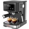 Sirge GRANBAR Macchina per Caffè Espresso e Cappuccino Manuale Pompa Italiana 20 bar 1100W SUPERCREMA con 2 FILTRI CREMAPIU