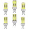 Generic ZHIYUE 6 Pizze G9 10w Lampadine a LED equivalenti Alogene 100W G9 1000LM Lampade a risparmio energetico Portalampada G9 Lampada a LED AC230v Non Dimmerabile Bianco Freddo 6000K