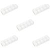 Leisurealeaneag 5 Set di 5 Rotoli di Sushi Strumenti Pressa Palla di Riso Nigiri Maker Auto-Assemblaggio Bento Cottura Gadget Cucina Casa Accessori
