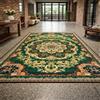 KTYUTJDH Tappeti,Tradizionale floreale verde, giallo, marrone, rosa, multicolore, Rectangular 160 x 230 cm, Tappeto Salotto Moderno Pelo Corto Lavabile, Decorazione Casa, Antiscivolo,