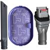 Chuancheng Kit di 3 utensili a lancia, spazzola 2 in 1, accessori per filtri per Dyson DC30, DC31, DC35, DC44, DC43H, DC56, accessori per motorhead