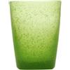 Memento Set 6 Bicchieri Vetro pulegoso Senza Gambo Lime