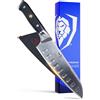 DALSTRONG Santoku Knife - Shogun Series - Damascus - Japanese AUS-10V Super Steel 67 Layers - Vacuum Treated - 7 (180mm)