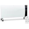 Klarstein Lindholm - Termoconvettore, Stufa, Display LED, Pannello Touch, Telecomando, Timer, 2 Livelli: 1000/2000 W, Termostato 16-40 °C, Sicura per Bambini e Antisurriscaldamento, Bianco