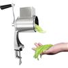 PINYELIN Affettatrice per verdure con manovella, trituratore per formaggio con 5 lame intercambiabili, grattugia per formaggio, grattugia per formaggio, grattugia per tamburo manuale, tagliaverdure per noci,