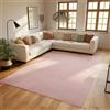 SIMPEX Tappeti a pelo corto, Unicolor - Monocroma, Tappeto Rosa, 240 x 340 cm, Tappeti in stile moderno, Tappeto soggiorno