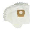 vhbw 10x sacchetto compatibile con Moulinex Power Clean AK 1, AK 2, AK 3, AK 4, AK 5, AK 6, AK 7, AK 9 aspirapolvere - 33cm x 28cm Bianco