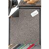 KESSER Zerbino antiscivolo, per interni ed esterni, lavabile e resistente alle intemperie, spessore 7 mm e 3,2 kg/m², tappeto per porta d'ingresso, tappeto per ufficio e