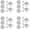 MeevrgR Kit di ricambio per ECOVACS per DEEBOT per mini robot aspirapolvere, include panni per mocio, sacchetti per la polvere e spazzole laterali, cuscinetti in microfibra e sacchetti usa e getta per