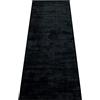 Siunwdiy Tappeto Cucina Nero Passatoia Cucina Antiscivolo Lavabile Tappeto Ingresso Interno Moderno Tappeto Cucina 3 Metri Tappeti per Cucina Lunghi Corridoio Soggiorno Camera,Nero,80x250cm