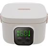 Bewinner Lunch Box Elettrico Senza Fili per Adulti, Scaldavivande a Batteria con Contenitore in Acciaio Inossidabile da 5,5 Ml, a Prova di Perdite, Portatile per Lavoro, Viaggi, Ufficio