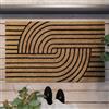 Wecon Home Modern Mania - Elegante zerbino in cocco di WECONhome per ogni ingresso (60 x 90 cm, naturale)