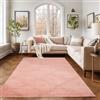 SIMPEX Tappeti a pelo corto, Unicolor - Monocroma, Tappeto Rosa, 200 x 290 cm, Tappeti in stile moderno, Tappeto soggiorno