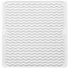 MODENGKONGJIAN Tappetino scolapiatti in silicone per molteplici usi, facile da pulire, ecologico, resistente al calore, per bancone della cucina, lavandino, frigorifero o cassetto (30,5 x 30,5 cm, bianco)