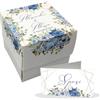 PV Grafik 24 Scatole Confetti Matrimonio Personalizzate | Kit Bomboniere Matrimonio Fai da Te con Bigliettini Confetti Personalizzati | Scatoline Portaconfetti Promessa e Anniversario(Ritta M4)