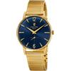 Festina Orologio Uomo Analogico in Acciaio Inossidabile 316L Dorato - Movimento al Quarzo - Orologi da Uomo F20251/4 Special Prices