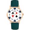 Toff London Navy Poker Watch Ladies 38mm Case 3atm Resistente all'acqua Movimento al quarzo progettato su misura Lusso alla moda