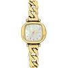 KOMONO Moneypenny Revolt Gold White Women's Japanese Quartz Analogue Watch with Stainless Steel Strap