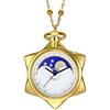 BOSHIYA Moon Cosplay collana accessori moda strass oro stella quarzo orologio da taschino / con catena / accessori Cosplay / Anime Merch Gift Box, Orologio d'oro, Moda strass oro stella orologio da