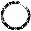 ROUHO Lunetta per orologio da 40 mm Lunetta in ceramica con lunetta per la riparazione dell'orologio Lunetta esterna per Rolex Daytona SUB GMT Water Ghost-Nero