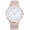 OSOLVE Bracciale in pelle Orologi da donna Fashion Design Numeri arabi Guarda Orologi da donna Orologi da polso al quarzo con cinturino in maglia d'argento Prezzo economico